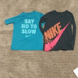 Nike t-shirt bundle of two, size boys medium.